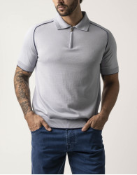 Castello d'Oro Light Blue Polo T-shirt  thumbnail 2